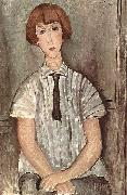 Madchen mit Bluse, Amedeo Modigliani